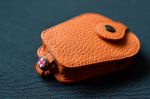 CRB-KF25 Кожаный чехол для ключа Key Fob MINI R56 Classic Style- Ярко Оранжевый (Биркин)