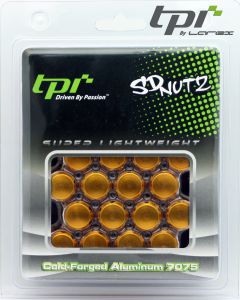 Узкие Кованые алюминиевые гайки для тюнинга и приятного внешнего вида  - SD-nuts (20mm)-цвет Серебристый