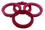 Центровочные (проставочные) кольца TPI-R02 HUB Rings 56.15-73.0