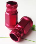 Кованые алюминиевые гайки - FN nuts (с секреткой) TPI-FN20 XPAL40-2545-45N/RD-20 W/Knurl W/Lock Kit M12 x 1.50-цвет красный